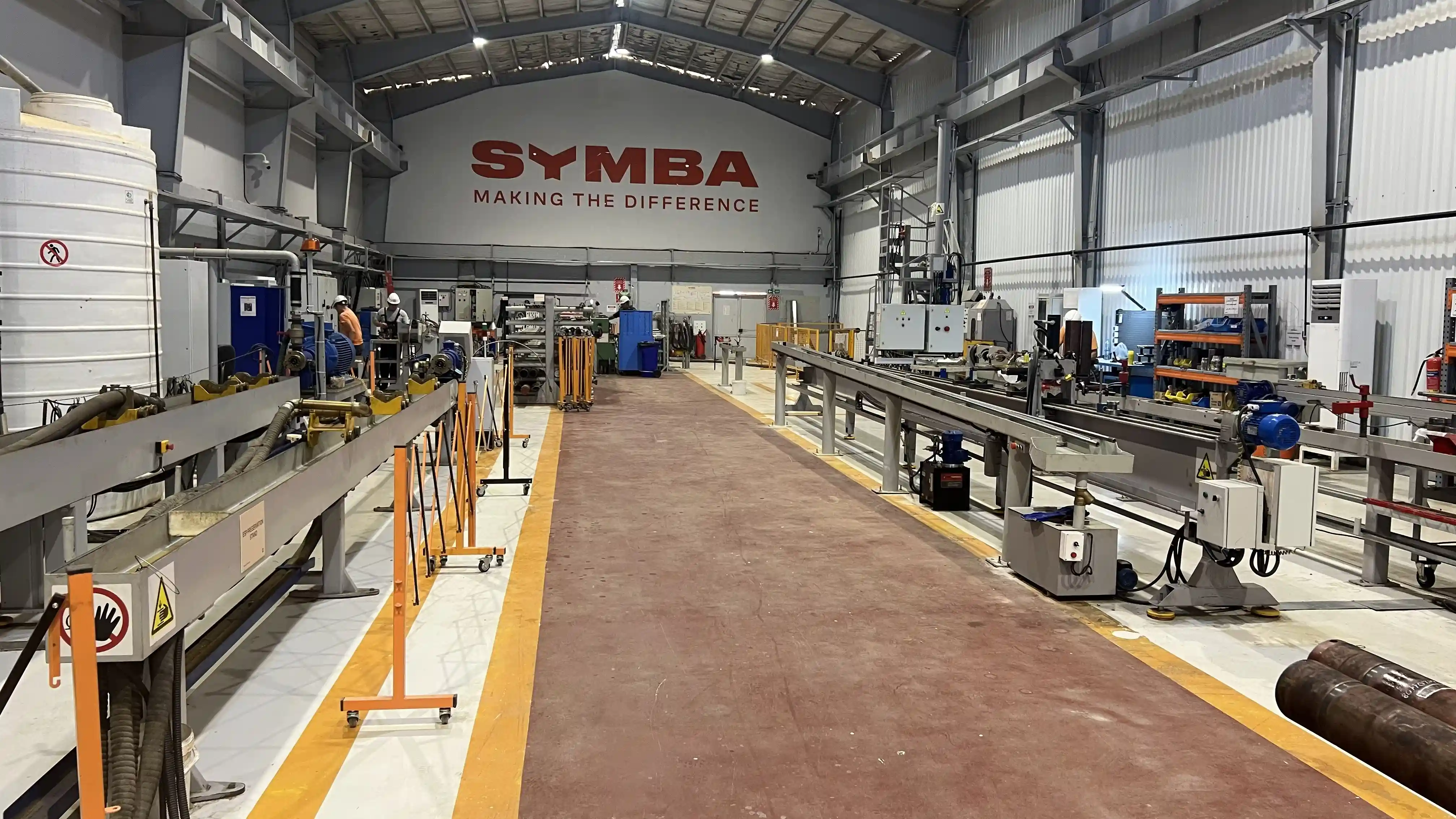 electric submersible pumps ESP manufacturing floor at SYMBA Mahshahr workshop